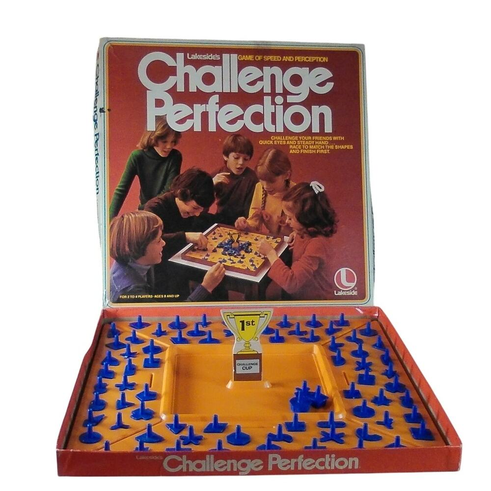 1978 Challenge Perfection Lakeside #8374 Complete Game Vintage